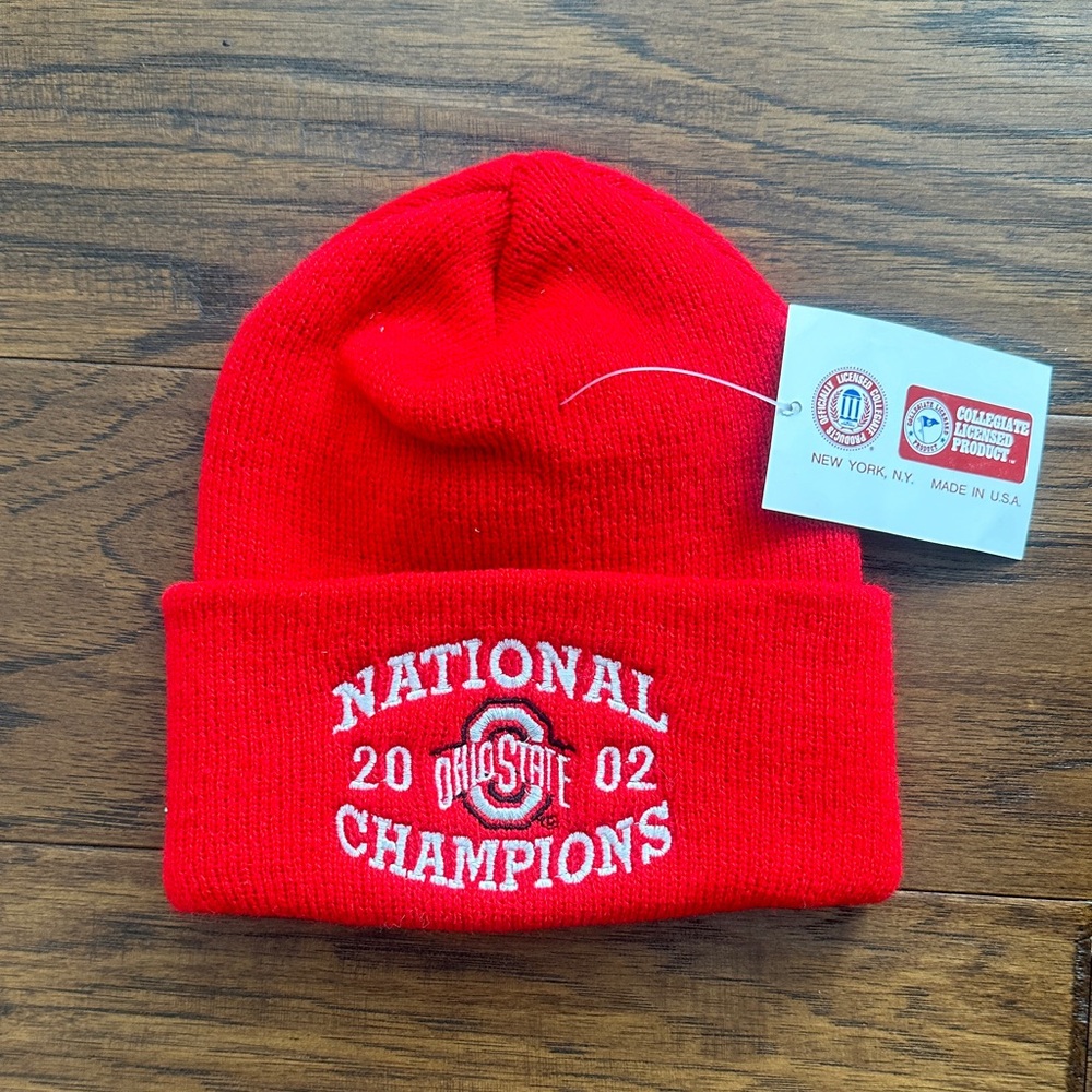 Ohio State National Champions 2002 Beanie